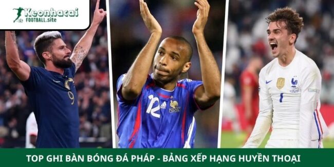 Top Ghi Bàn Bóng Đá Pháp - Bảng Xếp Hạng Huyền Thoại 1